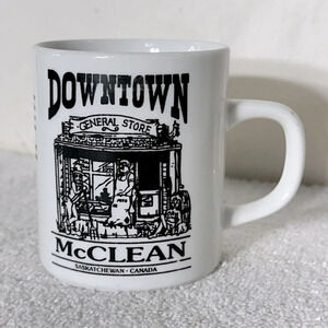 Vintage  Downtown McLean Saskatchewan Canada Mug